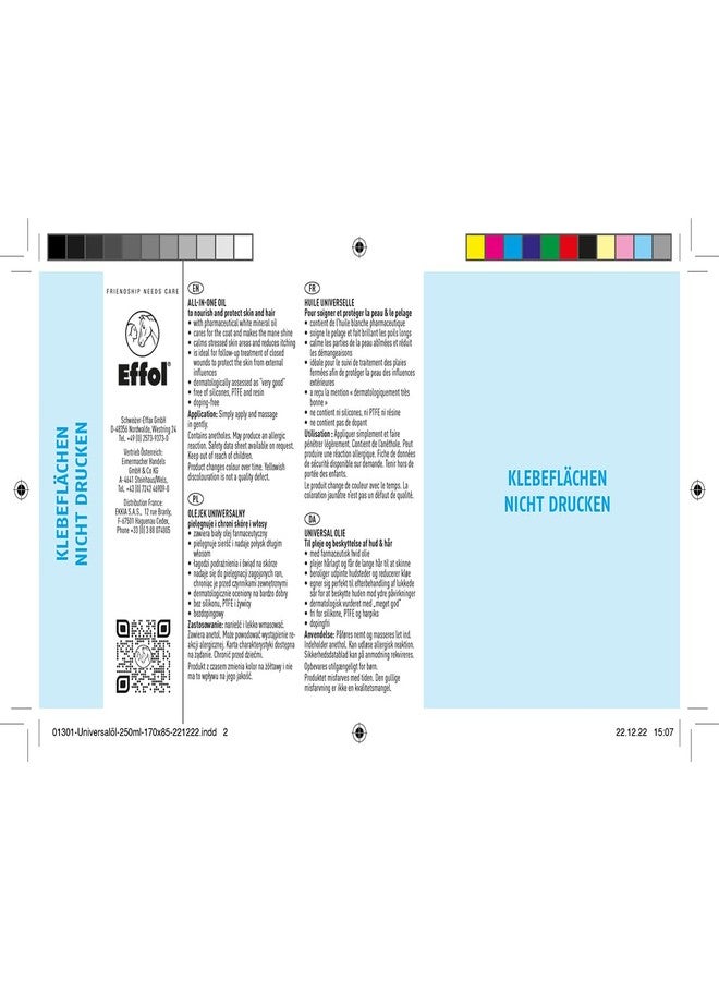 Effol Universal Öl 250 ml - Image 3